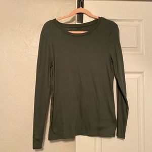 Long sleeve crew neck